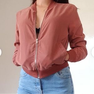 American Apparel Light Bomber Jacket/Womens/Size Small